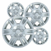 Fuel Rider Set of 4 16 Inch Silver Snap-On Hubcaps with 6 Spoke Design for 2005-2006 Nissan Altima Steel Wheels FRHC-530696-16SL