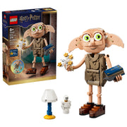 LEGO Harry Potter Dobby the Free Elf 2-in-1 Building Toy with 379 Pieces and Iconic Accessories, Multicolor, Ages 8+, 76469