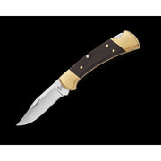Buck Knives 0112BRSA 112 Auto Folding Knife, 3in 420HC Stainless Steel Blade, Crelicam Ebony Handle, Leather Sheath