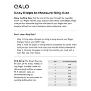 QALO QRNT Official Ring Sizing Kit for Smart Rings with Purchase Voucher, Compatible with Original and Slim QRNT Models