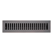 Signature Hardware 485489 Brass Floor and Wall Register, Adjustable Damper, Oil Rubbed Bronze, 2-1/4 in x 12 in, 914345-2-12