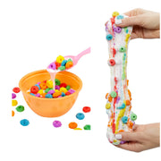 Slime Life 545255 Bowl of Fruity Cereal DIY Slime Kit, Make, Smash, and Stretch Your Food Slime, Ages 8+