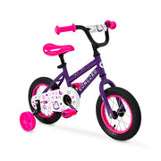 Concord Bikes 12T 12 Kids Bike, Purple, Fits Riders 37-42 in, Rear Coaster Brake, Removable Training Wheels, Junior Pedals with Reflectors