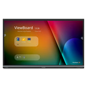 ViewSonic IFP8651 86-Inch 4K UHD Interactive Smart Board, 50-Point Touchscreen, Octa-Core Processor, 16GB RAM, 70W Stereo Soundbar, Android 14 EDLA Certified