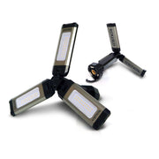 STKR Concepts Tri-Mobile Work Light, 2000 Lumens, Rechargeable, Black, Model 12680