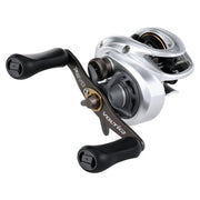Abu Garcia Revo X VoltiQ Low Profile Baitcast Reel, High Speed 7.3:1 Gear Ratio, Left Handed, Carbon Frame