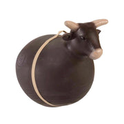 Big Country Toys Bouncy Bull Inflatable Rodeo Ride-On Kids Toy, Brown, 16-Inch Diameter, Ages 3 and Up, 2106744