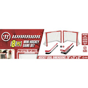 Warrior WR28NC Mini Hockey Game Set, Kids Play, 8-Piece Kit, Nets, Sticks, Balls