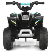 Costway XMX612 6V Kids Electric Quad ATV 4 Wheels Ride on Toy Toddlers Forward & Reverse Black