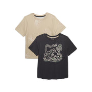 365 Kids by Garanimals Boys Mix and Match Multipack Graphic Tees, 2-Piece, Gr Midnight, 6
