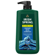 Colgate-Palmolive 85692061 Irish Spring Body Wash for Men, Moisture Blast Body Wash Pump, 30 Oz