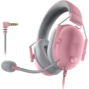 Razer BlackShark V2 X Wired Over-Ear Gaming Headset, TriForce 50mm Drivers, 7.1 Surround Sound, HyperClear Cardioid Mic, Memory Foam Cushions, White