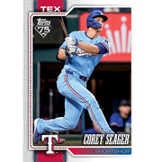 Topps 2026 Baseball Series 1 Super Box, 75th Anniversary MLB Trading Cards, Blue