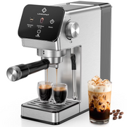 LINKChef 20 Bar Espresso Machine with Cold Brew, Professional Coffee Maker for Latte & Cappuccino, Stainless Steel
