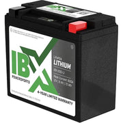 Interstate Batteries IBX-20Q-Li IBX 12V Lithium Powersports Battery, 600CA, 6Ah, Lightweight, Quad Terminal, Group 20Q