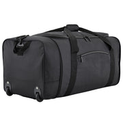 Protege 32 in Large Collapsible Rolling Travel Duffel, Black, 91.2 Liter Capacity, Polyester, PG96-170-028-37