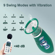 AYIYUN LET201 Female Rose Sex Toys Vibrator for Women, Stimulator with 9 Vibration & 3 Suction Modes, Silicone