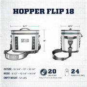 YETI 18050121001 Hopper Flip 18 Portable Soft Cooler, Navy