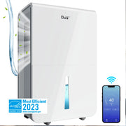 DuraComfort Dehumidifier for Basement Home with Pump 4500 SQ Ft 50 Pints (Previous 70 Pints) Dehumidifier with Energy Star Certified & Smart Wi-Fi