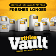 Gamma2 Vittles Vault Pet Food Storage Container, Airtight, BPA-Free, Gray, 15 lb Capacity, 4315