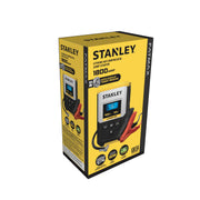 Stanley FatMax 1800 Peak Amp Lithium Jump Starter with 120 PSI Air Compressor, USB Power Bank, Yellow, 1800A
