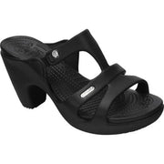 Crocs 201301-060 Women's Cyprus V Heel Dress Sandal, Comfortable Croslite Foam Footbed, Black, 39