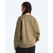 The North Face Women's Evolution Simple Dome Oversized Crewneck Sweatshirt, Cedar, Small, Cotton-Polyester Blend, NF0A8FKT2EL