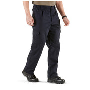 5.11 Tactical Taclite Pro Ripstop Cargo Work Pants, Lightweight, Dark Navy, 40W x 30L, 8 Pockets, Regular Fit, 74273ABR