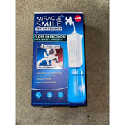 Miracle Smile Water Flosser, Portable Dental Rechargeable Water Flosser, Easy Refill Water Tank