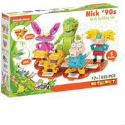 Brickcraft Nickelodeon Retro 90's Brick Building Set, Set of 833 Pieces