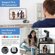 ACTITOP 201LM+M105 Video Camera with Microphone, 24MP