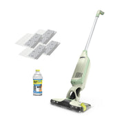 Shark VACMOP Cordless Hard Floor Cleaner with Powerful Suction, LED Headlights, No-Touch Disposable Pad System, Lime Green, VM252GN