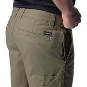 Columbia Men's Flex Roc Shorts, Utility Stretch Cotton Blend, Omni-Shade UPF 50 Protection, Multi-Pocket Design, Stone Green, 36W x 8L, 179479