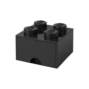 Lego Storage Brick Drawer 4 Black - NO COLOR ONE SIZE