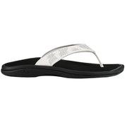 OluKai Ohana Thong Sandals for Ladies - Bright White/Hua - 7M