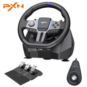 PXN V9 GEN2 Gaming Steering Wheel - PC Racing Wheel 270/900 Simulation with Pedal and Shifter for PC, PS4, Xbox One, Xbox Series X|S, Switch