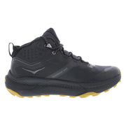 Hoka Transport Hike GTX Waterproof Hiking Boots, Black, Men's 11.5 Medium, Lace-Up, Vibram Megagrip Outsole, 1172912-BBLC