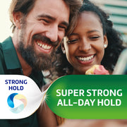 Super Poli-grip Denture Adhesive Free Formula, 4 Count