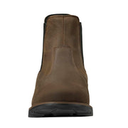 Carhartt Men's Frontier Water Resistant Chelsea Work Boots, Soft Toe, Mossy Brown Leather, 6-Inch, Size 14 M, FN5155-M