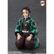 Bandai Spirits S.H.Figuarts Tanjiro Kamado Demon Slayer Action Figure, Highly Articulated, 5.5 in, PVC and ABS, Includes Sword and Scabbard BAS66475