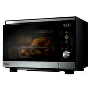 Ninja MW101 Crispi 0.9 cu. ft. Electric 1000-Watt Countertop Microwave in Silver with Air Fry and Fusion Crisp Technology