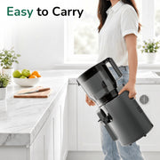 Canoly C50 Smart Cold Press Juicer, 4-in-1 Multi-Function, 7.1 in XL Feed Chute, Touchscreen and Bluetooth Control, Black
