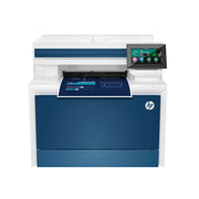 HP Color LaserJet Pro MFP 4301fdw All-in-One Color Laser Printer, Wireless, 35 ppm, 4.3-Inch Touchscreen, White/Blue