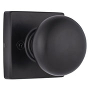 Brinks Contemporary Non-Locking Interior Ball Door Knob, Matte Black, Stainless Steel, Reversible, 10 Pack, E2426-122