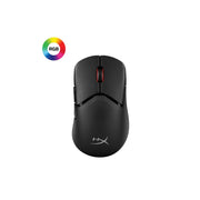 HyperX Pulsefire Saga Pro Wireless Gaming Mouse, Lightweight 72g, Modular Magnetic Components, 4K Polling Rate, RGB Lighting, Black, A2PB2AA