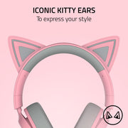 Razer RZ04-05350200-R3U1 Kraken Kitty V3 X Wired Over-the-Ear Gaming Headset, Black