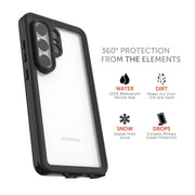 Body Glove Tidal Waterproof Phone Case, Slim Hard Shell, Clear, Compatible with Samsung Galaxy S26 Ultra