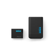 GoPro Enduro 2 Dual Battery Charger with 2150mAh Battery, USB-C Cable, Black, Compatible with MISSION 1 Series and HERO13 Black