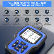 Autophix 7110 Automotive Diagnostic Tool, Full System Scan for Volvo Vehicles, Battery Management, Oil Reset, ABS Bleeding, TPMS Reset, DPF Regeneration