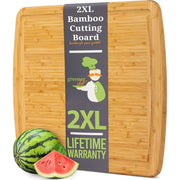 Greener Chef Oversized Bamboo Cutting Board, 2XL 24
